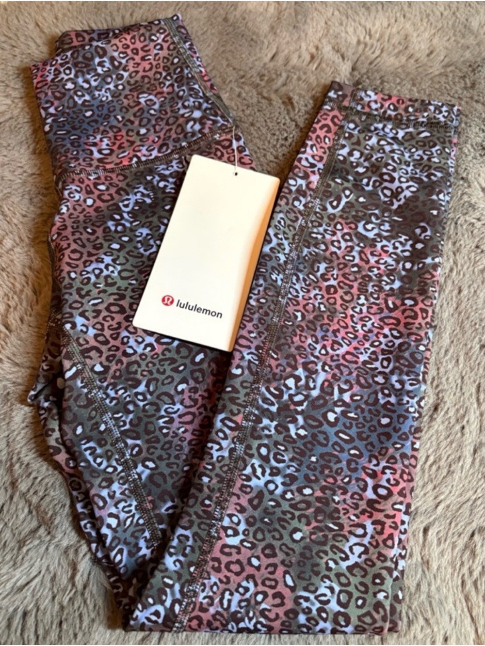 lululemon Wunder Train HR Tight 25" — Cosmic Leopard Multi - Sold out